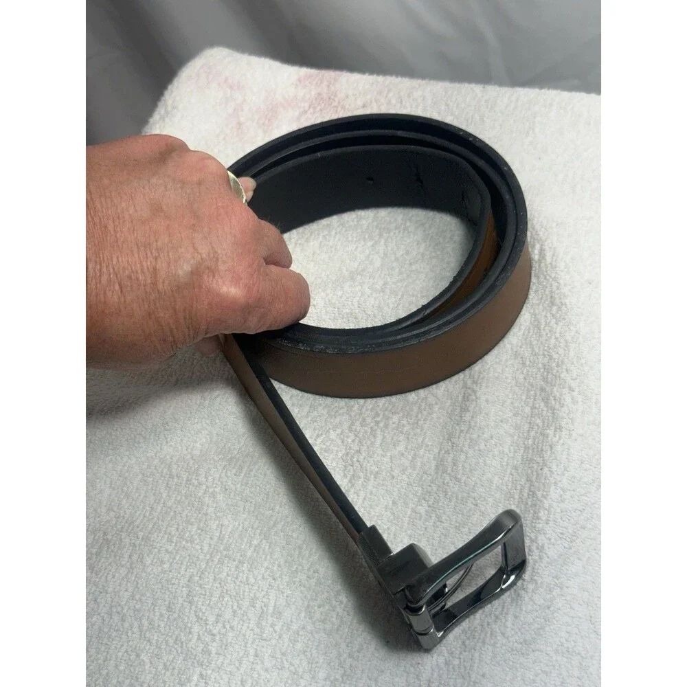 Dickies Men’s Reversible Brown/Blk Dress/ Casual 1.25”x48” Belt